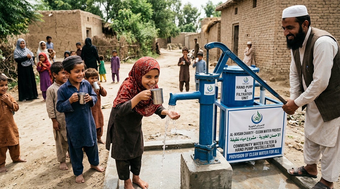 Clean Water Hand Pump Inauguration in Rural Village